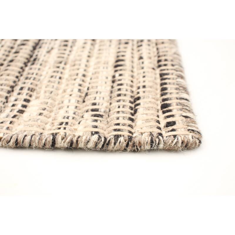 ECARPETGALLERY Hand Loomed Bungalow Wool Dhurrie