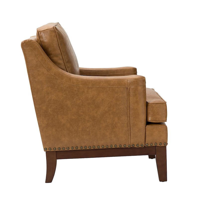Etienne Comfy Living Room Armchair with Apron Design by HULALA HOME