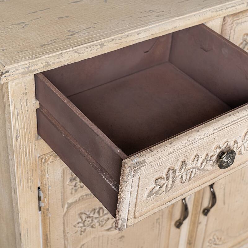 Vintage Carved Cabinets Wooden