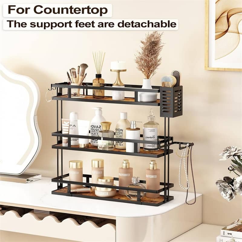 Over Toilet Bathroom Organizer - 6"D x 12.6"W x 21"H