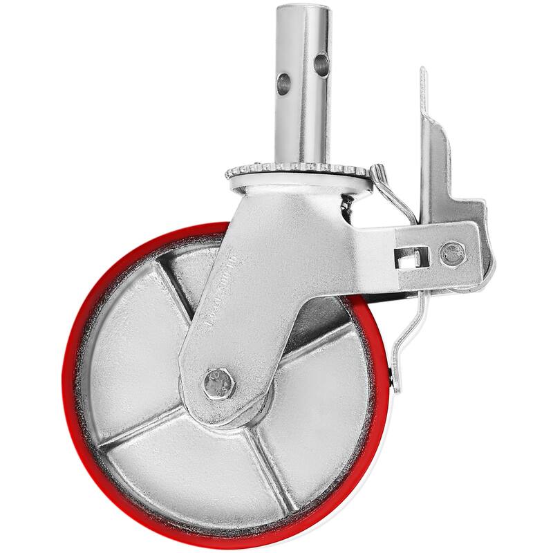 Scaffolding Wheels Set Polyurethane Replacement for Scaffold, Shelves, Workbench - 4-Pack 8" 4400 Lbs - 4-Pack 8" 4400 Lbs