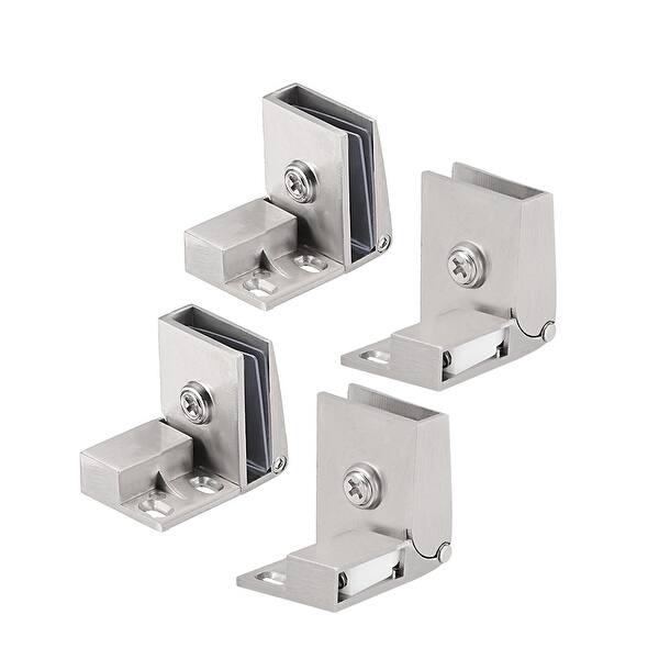 Shop Glass Door Cupboard Hinge Glass Clamp For 3 5mm Glass