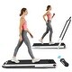 preview thumbnail 13 of 29, 2-in-1 Folding Treadmill with RC Bluetooth Speaker LED Display - 49" x 27" x 42" (L x W x H) White