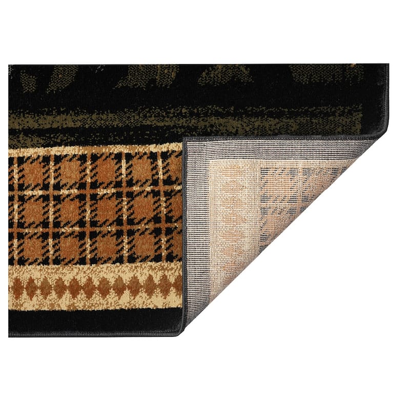 Sunset Valley Bearfoot Antique Lodge Area Rug
