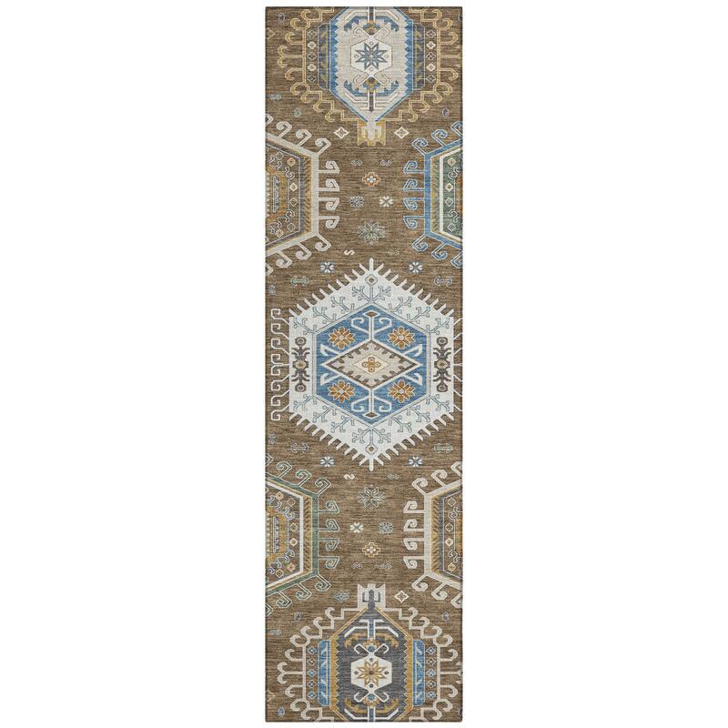 Machine Washable Indoor/ Outdoor Global Akron Chantille Rug