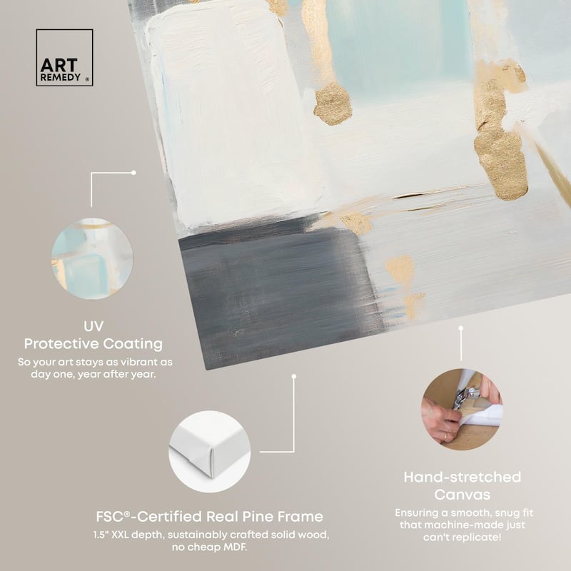 Pale Radiance I Canvas by Art Remedy, Gallery Wrapped