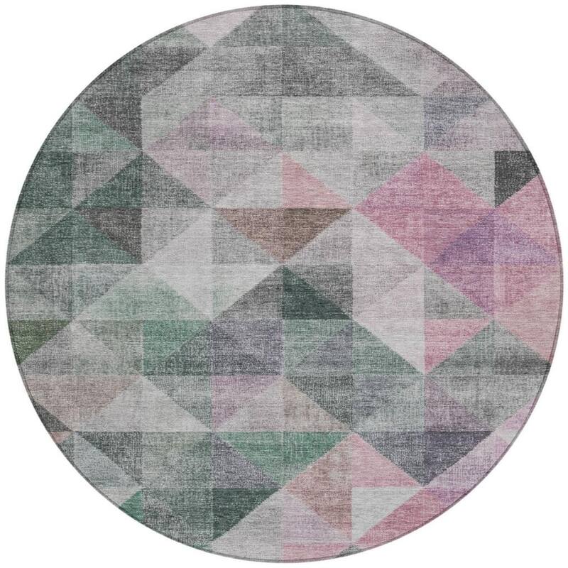 HomeRoots Geometric Transitional Rectangle Outdoor Rug