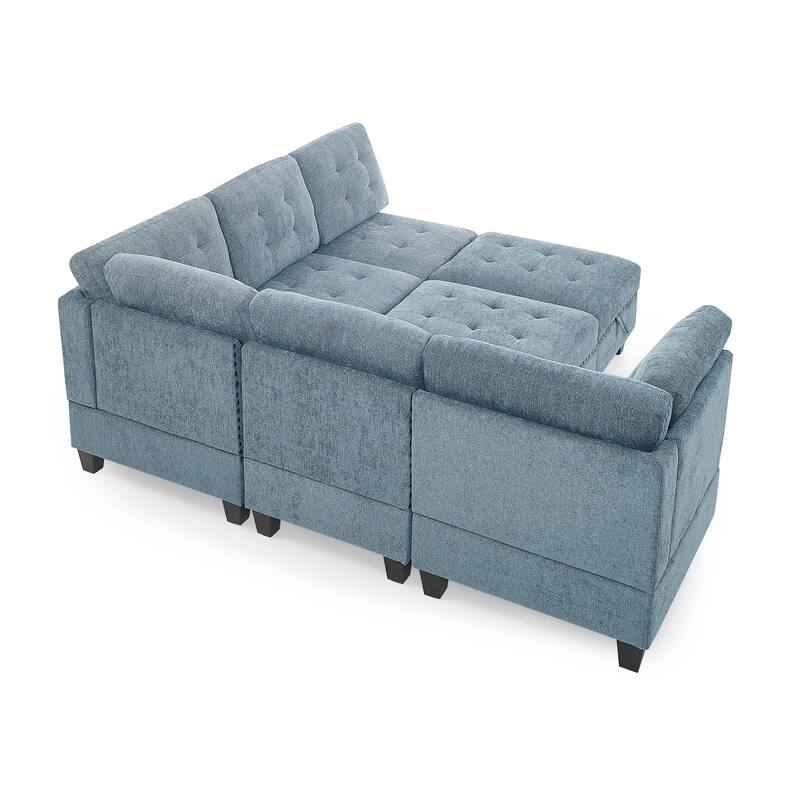 Modular Sofa With Modular Hidden Compartments
