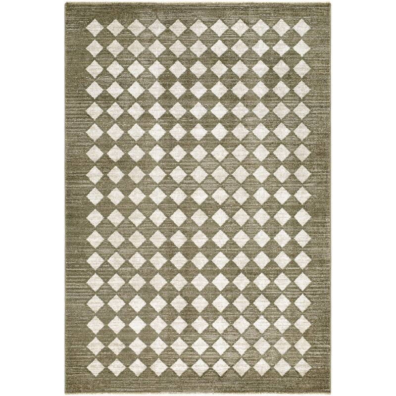 Galey Alix x Livabliss Myrtle Avenue V Vintage Checkerboard Area Rug