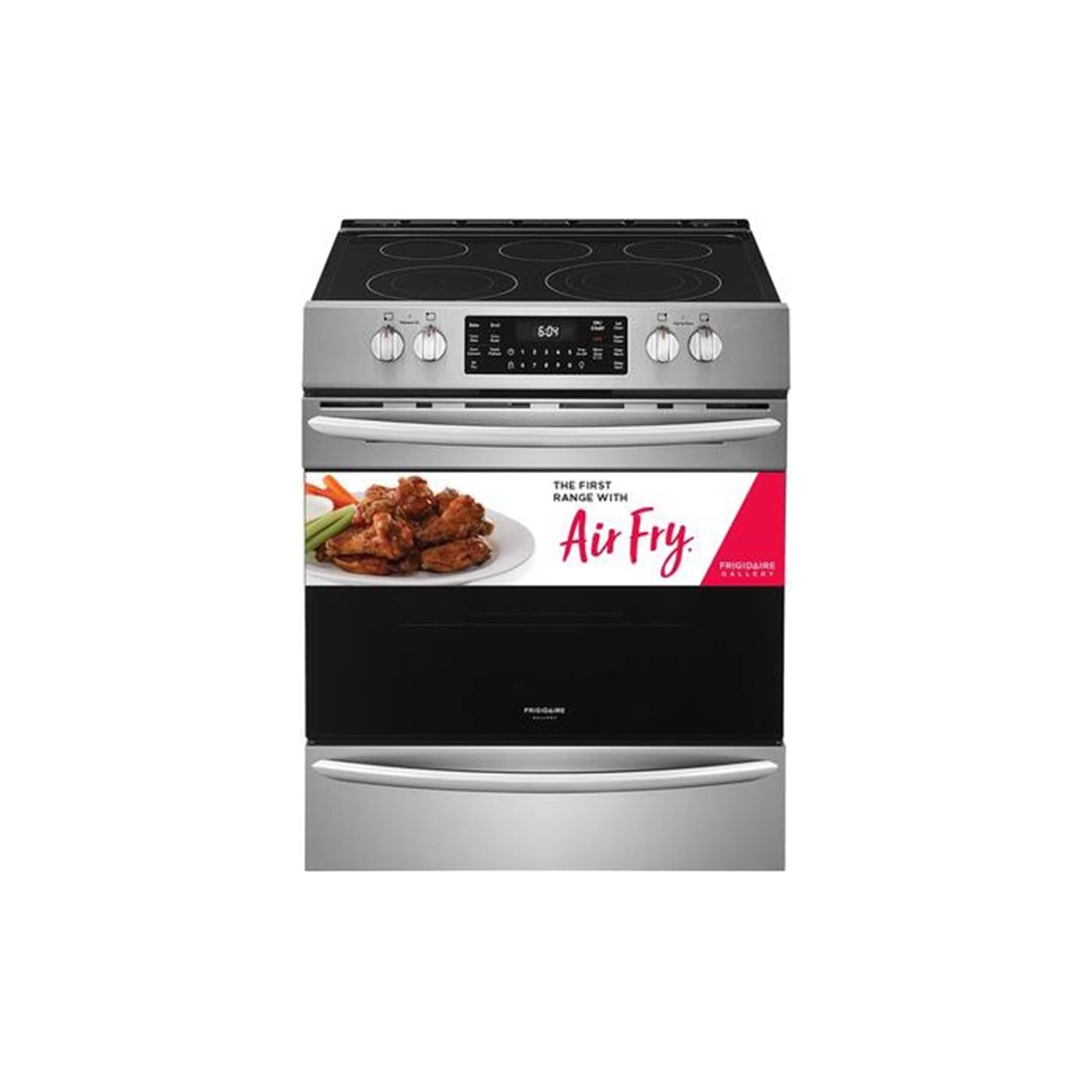 frigidaire electric stove with airfryer