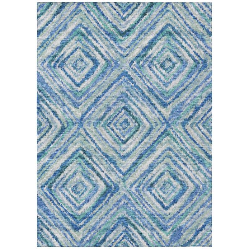 Machine Washable Indoor/ Outdoor Chantille Moroccan Boho Contemporary Rug