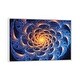 preview thumbnail 4 of 10, iCanvas "Fractal Art III" by Tenyo Marchev Framed Canvas Print White - 18x26