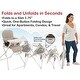 preview thumbnail 4 of 8, Primo PopUp Folding High Chair