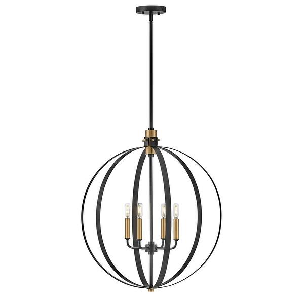 slide 2 of 3, Lark Cirque Orb Chandelier - 24"