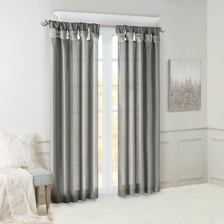 Twist Tab Lined Window Curtain Panel(Only 1 Pc Panel) - Bed Bath ...