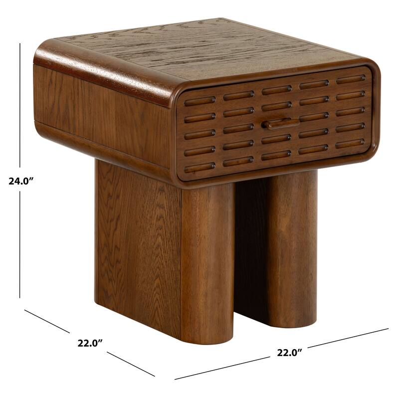 SAFAVIEH Couture Torricelli 1-Drawer Nightstand