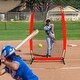preview thumbnail 11 of 10, 7 x 4 Feet Portable Baseball and Softball Body Protector Safety Screen with Carry Bag