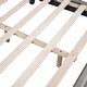 preview thumbnail 21 of 31, Rabbit Themed Platform Bed Full Size PU Leather Upholstered Bed with Sturdy Pinewood Frame and Slatted Support