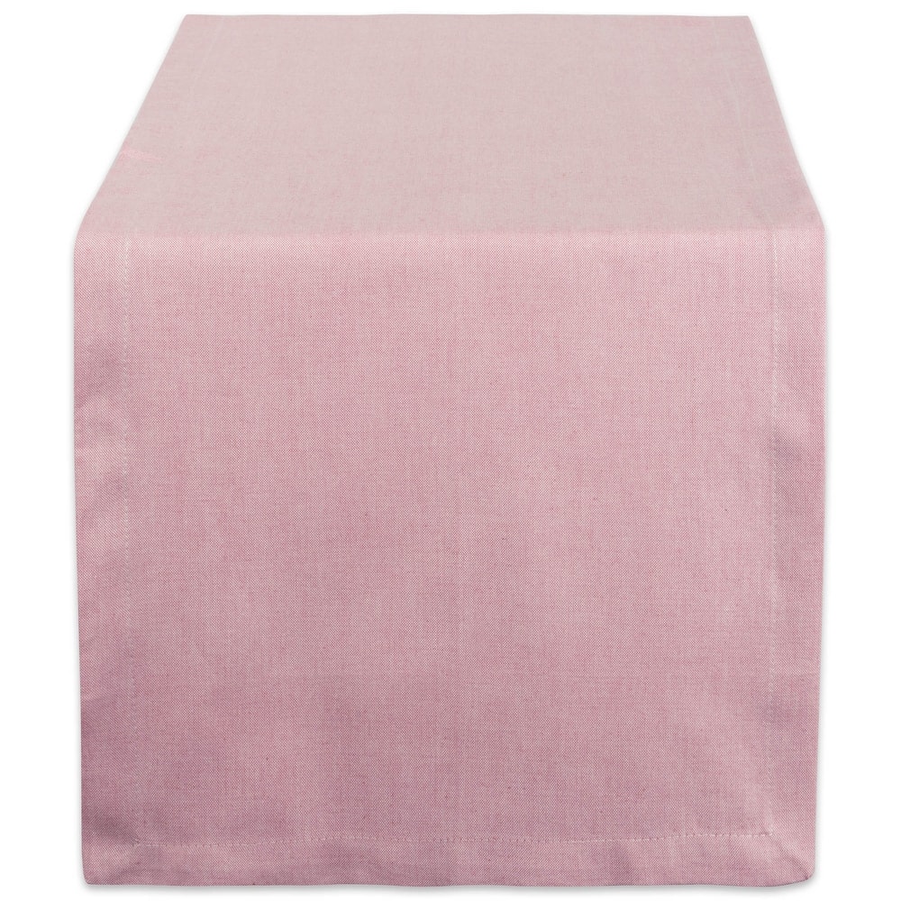 Design Imports Solid Chambray Table Runner (0.25 inches high x 14 inches wide x 72 inches deep)