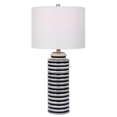 Ceramic Table Lamp - 14"D x 14"W x 28.5"H