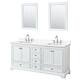 Option White / Giotto Quartz Top / Polished Chrome