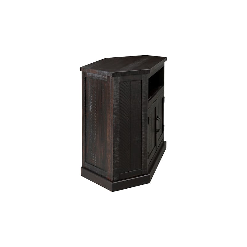The Gray Barn Danebury Rustic 50-inch Solid Wood Corner TV Stand