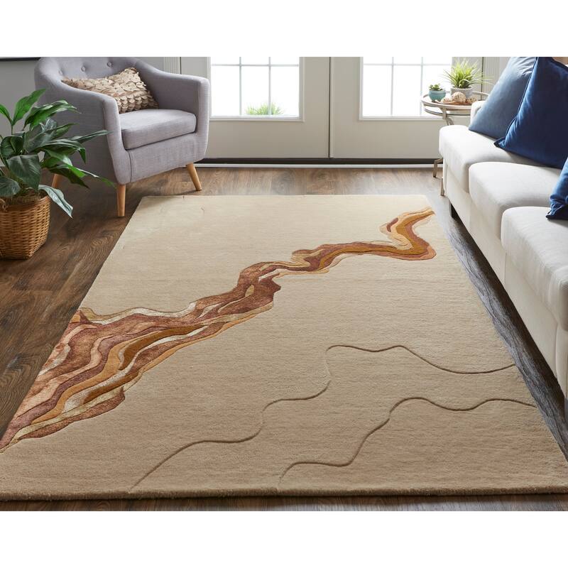 Arwyn Abstract Transitional Area Rug