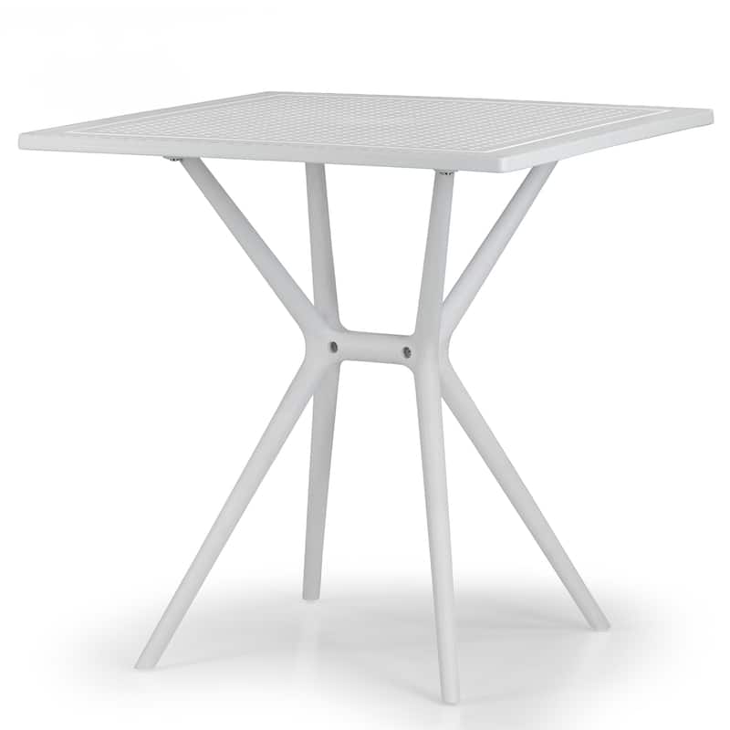 Barras Basma White Outdoor Dining 2 Seats Set