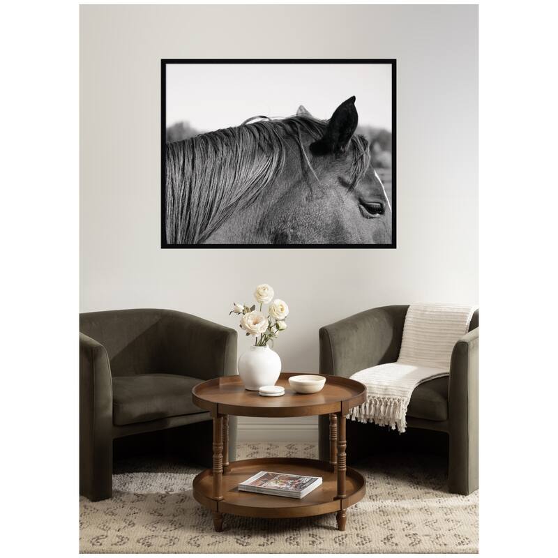 Kate and Laurel Auburn by Alicia Bock Framed Wall Art Print