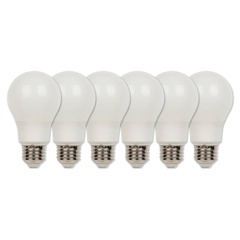 Westinghouse 60-Watt Equivalent Soft White Omni A19 LED Light Bulb with Medium Base - Soft White - 6-Pack