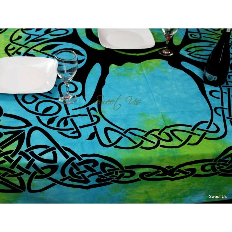 Celtic Tree of Life Tablecloth Square
