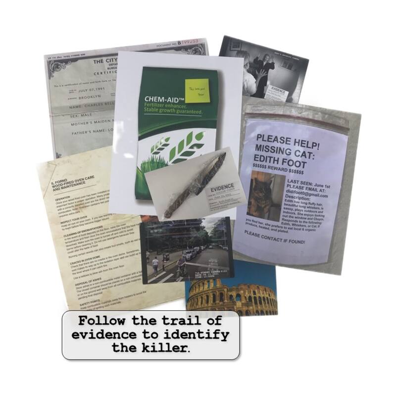 Murder Mystery Party Case Files - Death By Chef's Knife