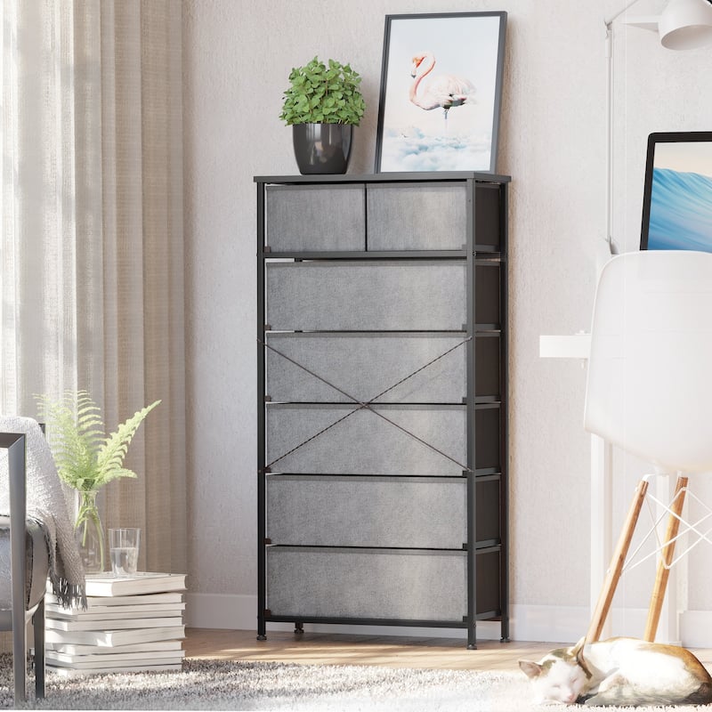 Pellebant 7-Drawer Storage Tower Organizer Chest Dresser