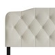 preview thumbnail 9 of 17, CraftPorch Elegant Button-Tufted Upholstered Headboard