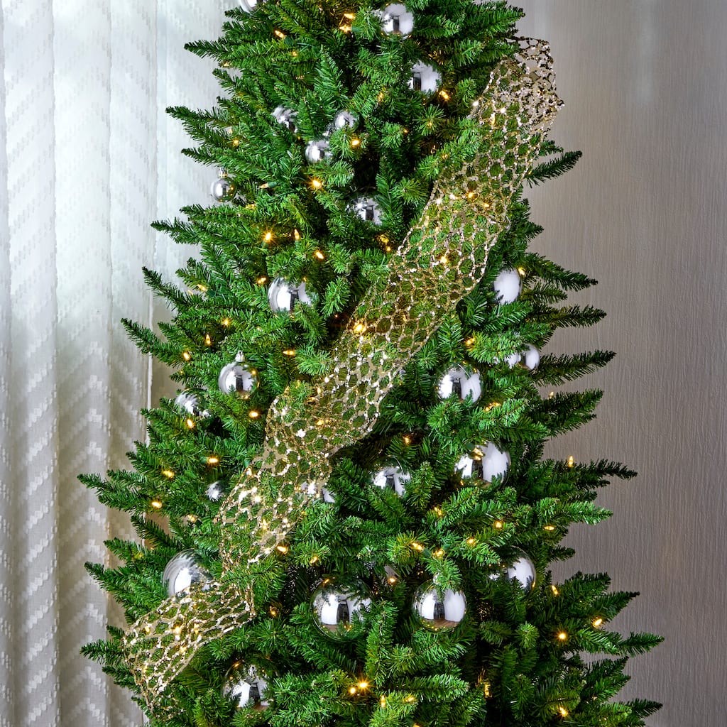 72"X6W Sequin Open Weave metallic Garland