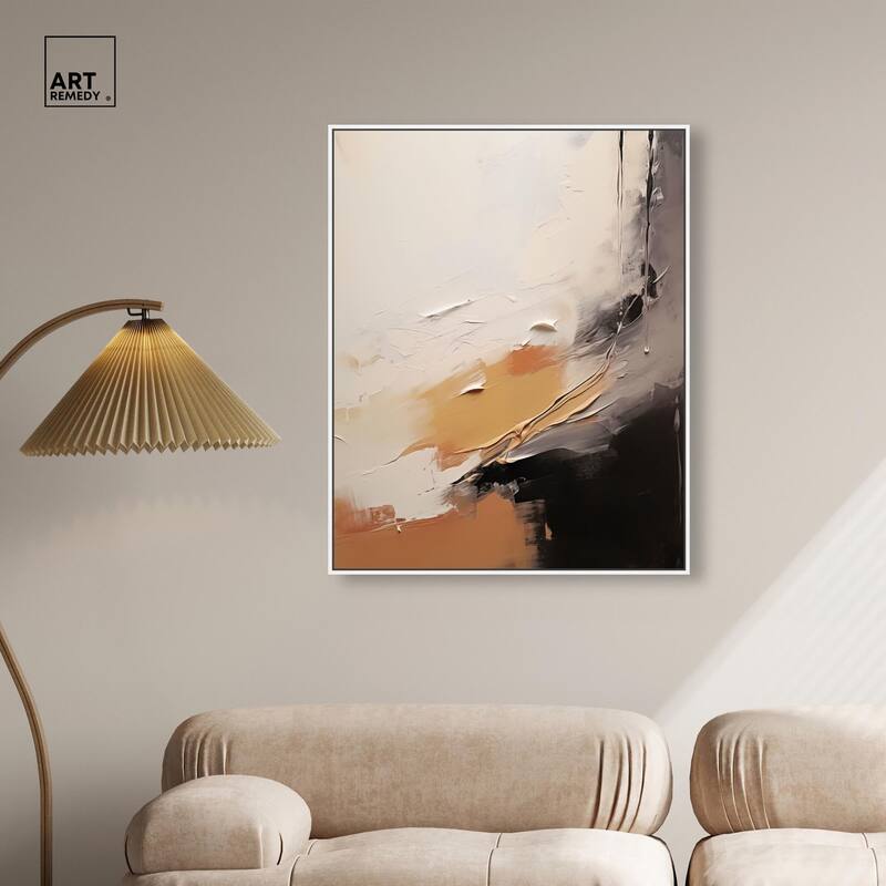 Baked Clay I Canvas by Art Remedy