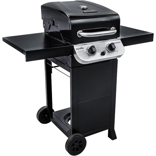 Char Broil 2 Burner Cart Gas Grill w 3 Square feet Cooking Area