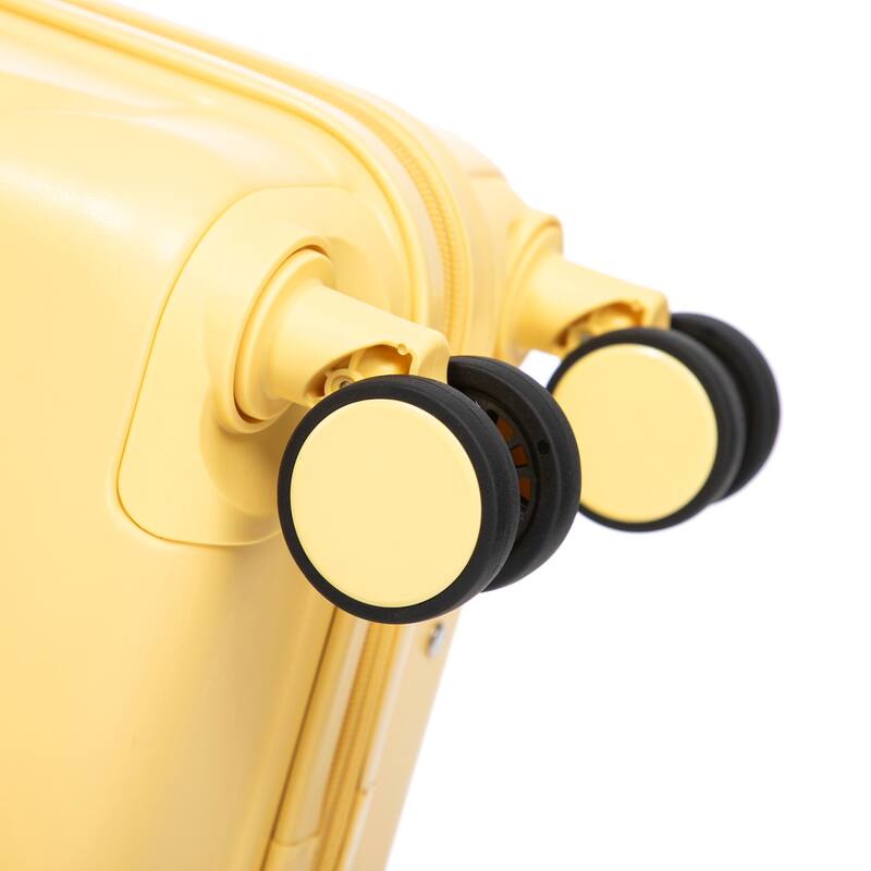 20 Inch ABS Hard Shell Travel Checked Luggage, Scratch Resistant Surface Four Multi-Directional Wheels, With Combination Lock