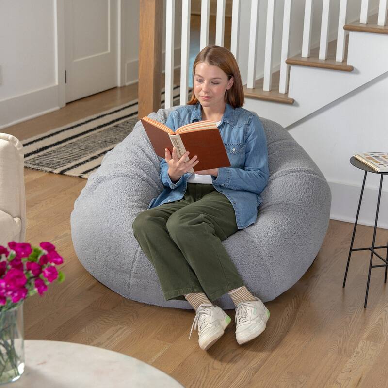 Oversized Refillable Bean Bag Chair for Kids and Adults