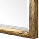 preview thumbnail 6 of 5, Vanity Rectangular Wall Mirror - 36" - Gold Finish