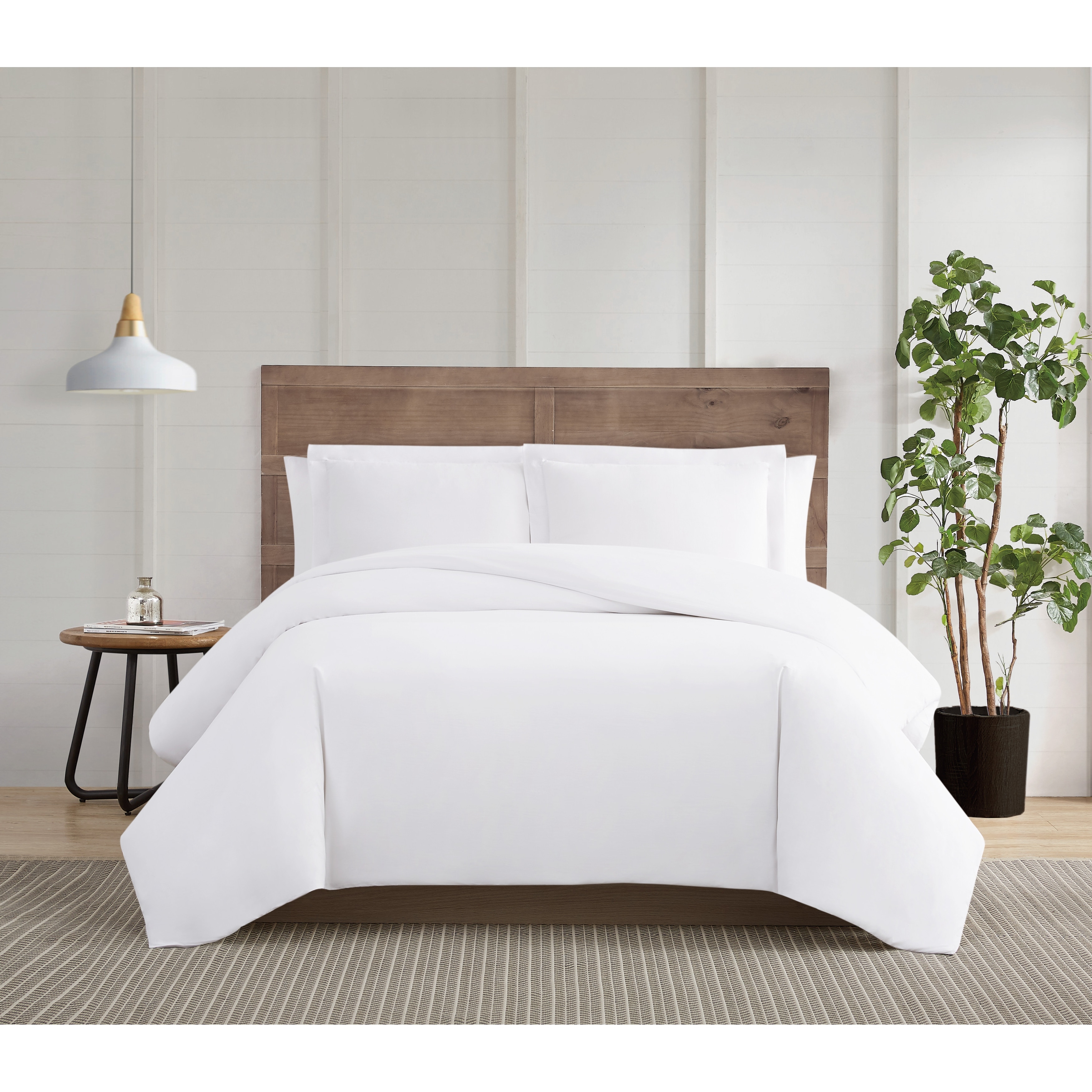 Truly Calm Silver Cool Antimicrobial 3 Piece Duvet Cover Set-image