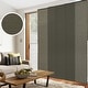 preview thumbnail 21 of 23, CHICOLOGY Adjustable Sliding Panels, 4-Rail Track, Light Filtering Up to 86"W X 96"H - Woven Oolong