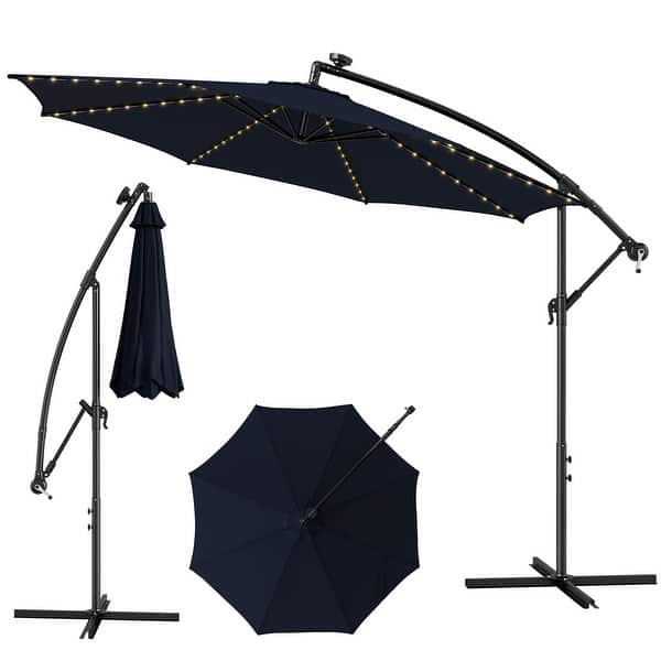 clearance patio table with umbrella hole Amazon.com: Umbrella Table with 2 Weight Bags Outdoor Patio Umbrella Side  Table with Umbrella Hole Small Brown Wicker End Table for Outside Storage  Coffee Table with Poly Lumber Top for Pool Garden