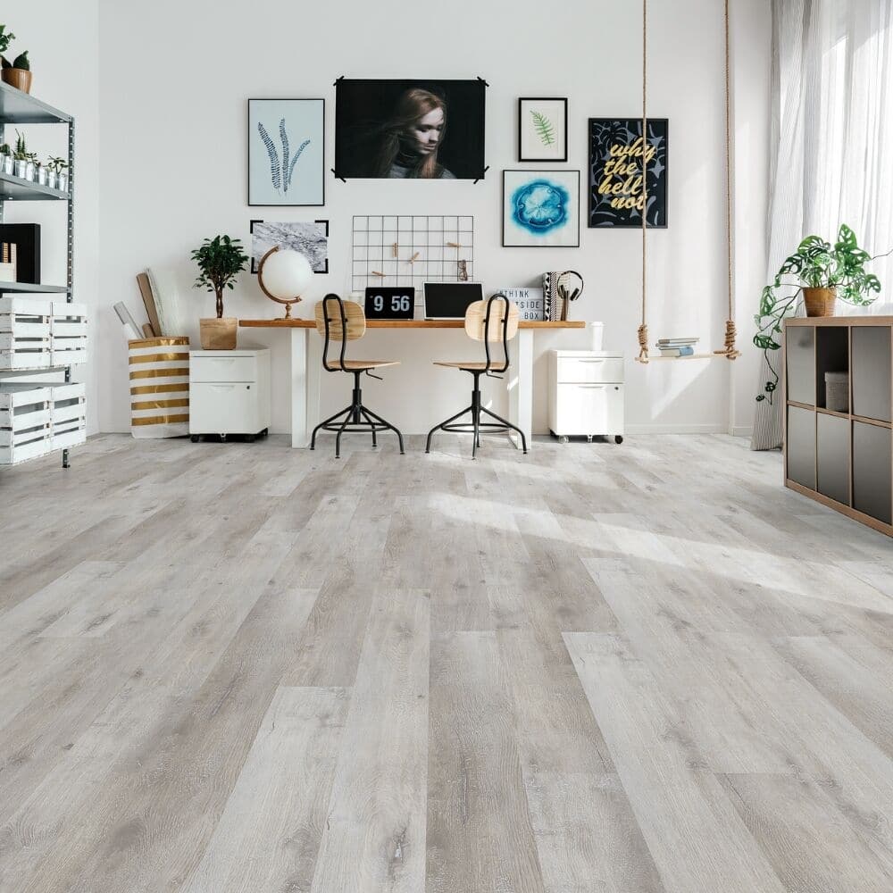 Pike 6x48 Hickory Grey SPC Matte Wood Look Plank Vinyl Tile - Floor & Wall - Large Format