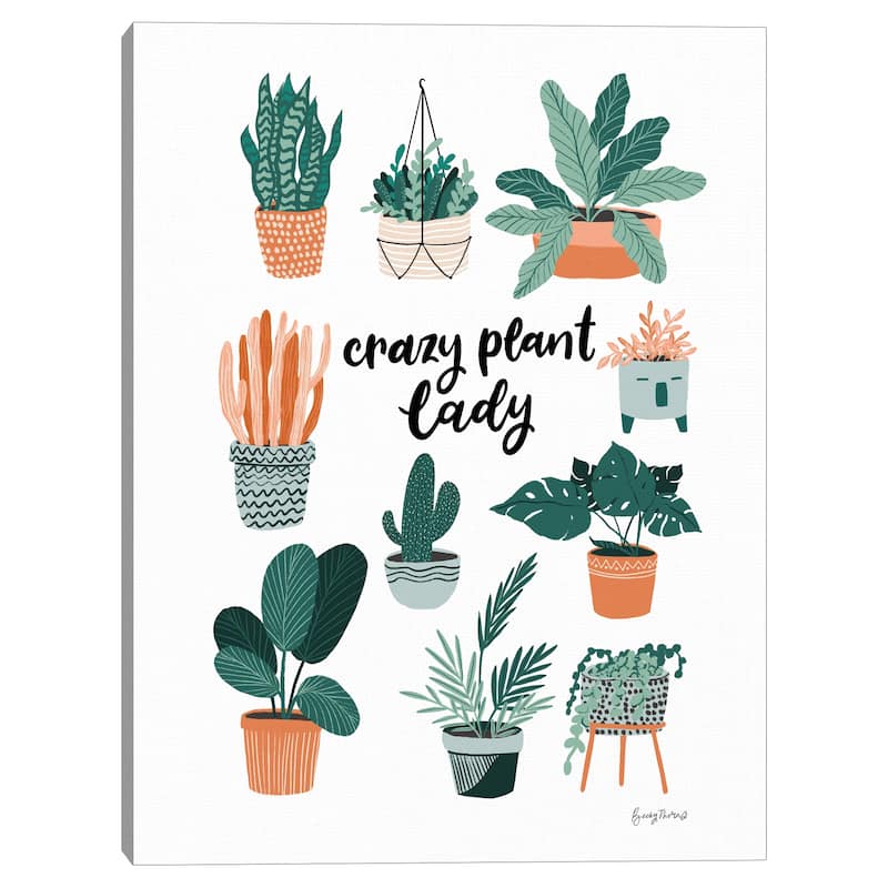 Plant Lady Canvas Art Print