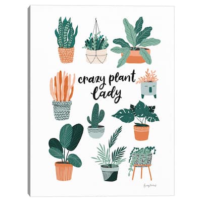 Plant Lady Canvas Art Print