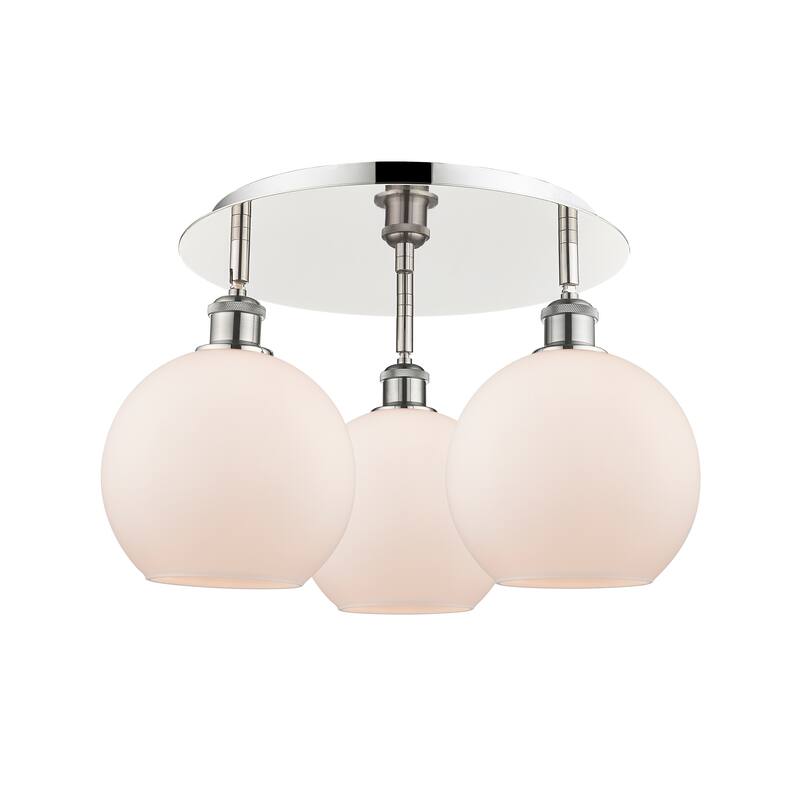 Innovations Lighting Athens - 3 Light 20" Flush Mount