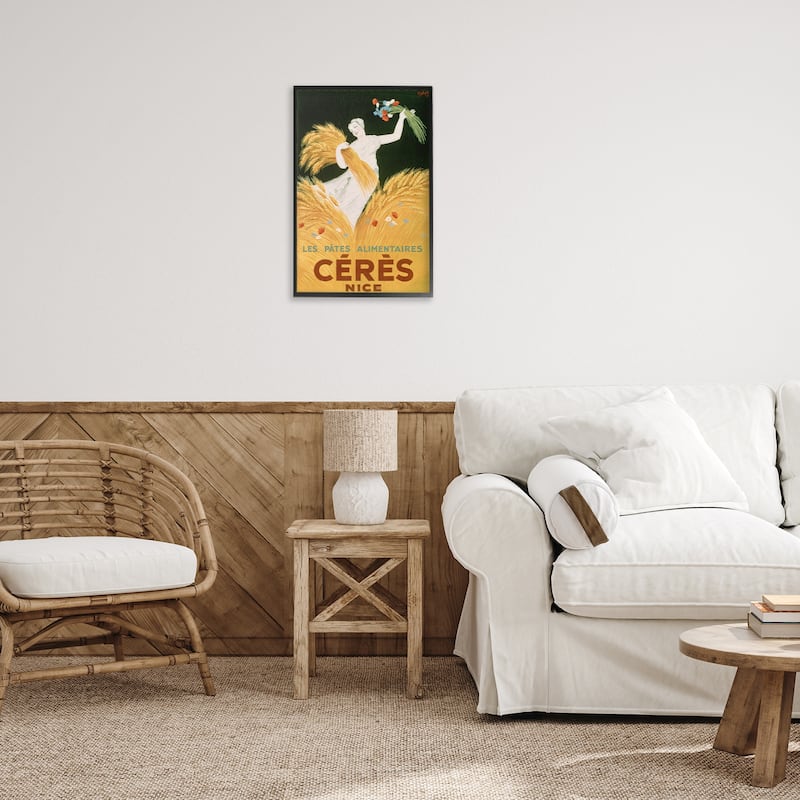 Stupell Antique Ceres Goddess Framed Giclee Art Design By Marcus Jules
