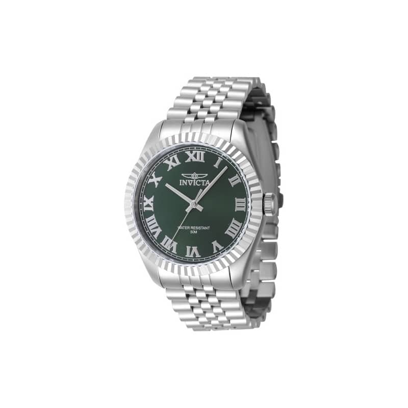 Invicta Men's 47398 Specialty Quartz 3 Hand Green Dial Watch