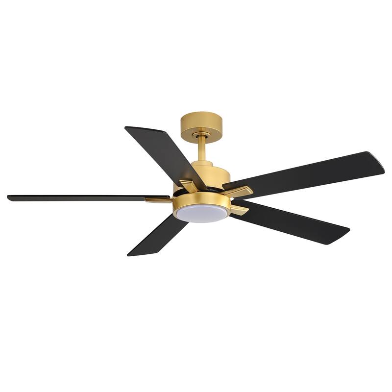 52-IN LED Ceiling Fan with Light Kit and Remote- 5 Blade
